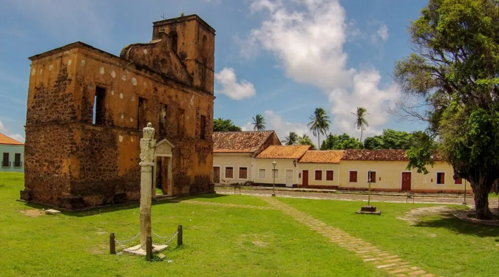 Pelourinho da cidade de alcântara, um dos lugares turísticos no Maranhão